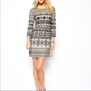 Needle & Thread 3/4 Sleeve Shift Dress